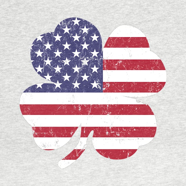 American Flag Shamrock by MikesTeez